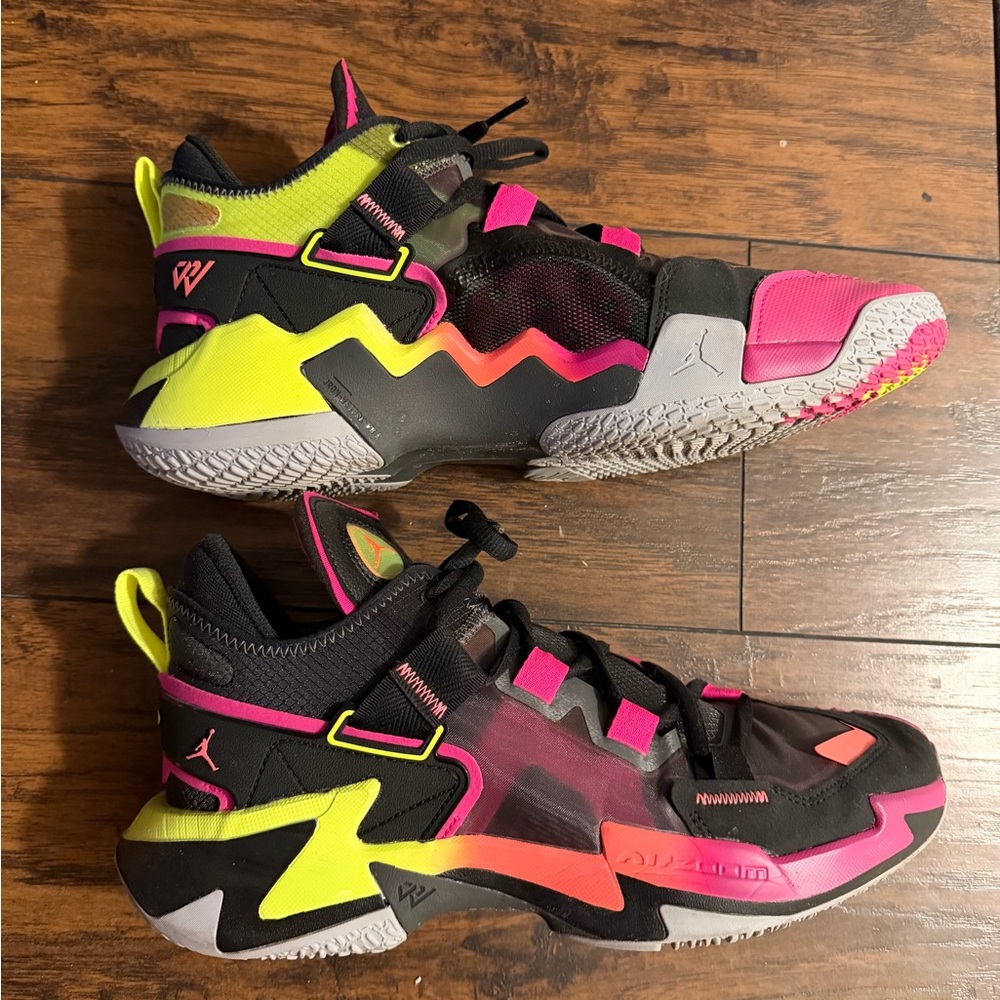 Nike Air Jordan Why Not Zer0.5 PF 'Raging Grace’ Black, Orange, Yellow and Pink